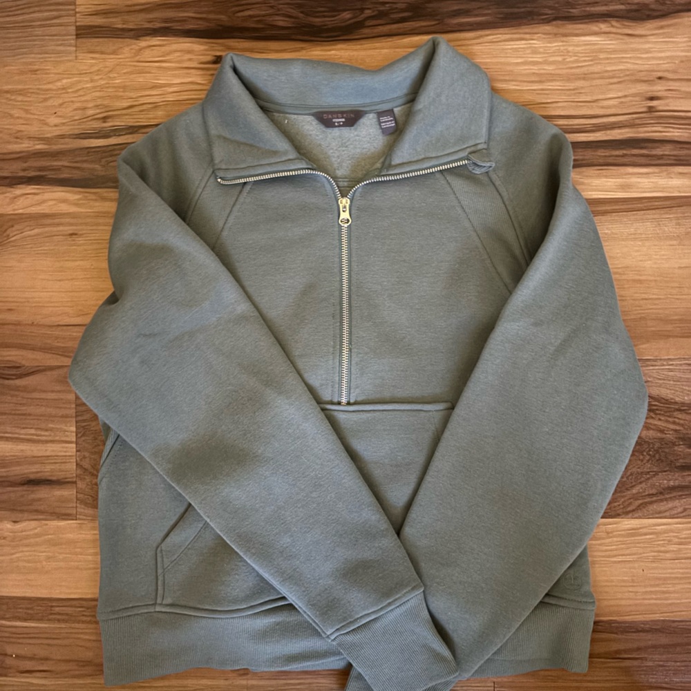 Danskin Olive Zip-Up Jacket